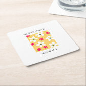 Flower Market - Michigan Kartonnen Onderzetters (Schuin)