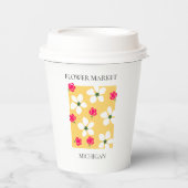 Flower Market - Michigan Papieren Bekers (Voorkant)