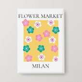 Flower Market - Milan Button (Voorkant)