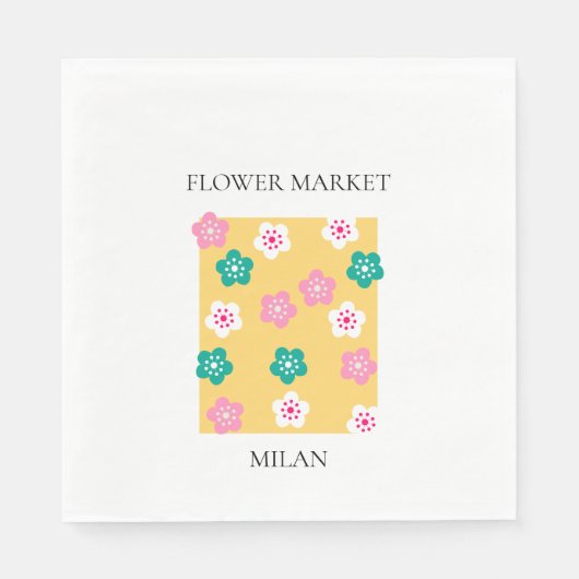 Flower Market - Milan Servet (Voorkant)