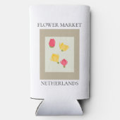 Flower Market - Netherlands Seltzer Blikjeskoeler (Achterkant)
