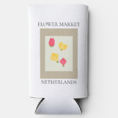 Flower Market - Netherlands Seltzer Blikjeskoeler (Voorkant)