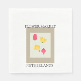 Flower Market - Netherlands Servet