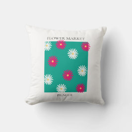Flower Market - Prague Kussen