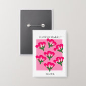 Flower Market - Seoul Button (Voorkant / Achterkant)