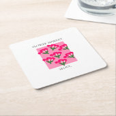 Flower Market - Seoul Kartonnen Onderzetters (Schuin)