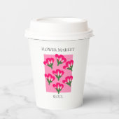 Flower Market - Seoul Papieren Bekers (Voorkant)