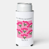 Flower Market - Seoul Seltzer Blikjeskoeler (Seltzer Voorkant)