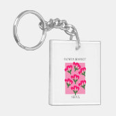 Flower Market - Seoul Sleutelhanger (Voorkant Links)