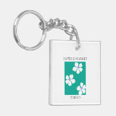 Flower Market - Tokyo Sleutelhanger (Voorkant Links)