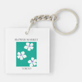 Flower Market - Tokyo Sleutelhanger (Achterkant)