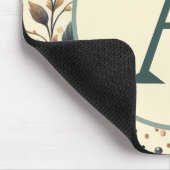  Flower Medley: Aangepast Initiaal Muismat (Hoek)