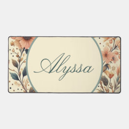  Flower Medley: Aangepaste naam Bureaumat