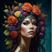 Flower misteriosus tissuepapier