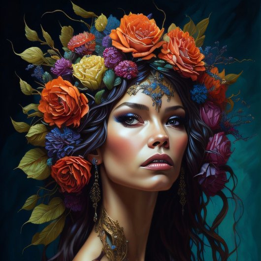 Flower misteriosus tissuepapier