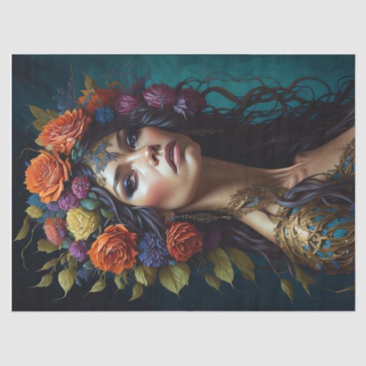 Flower misteriosus tissuepapier (Voorkant)