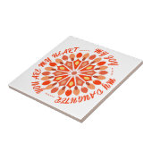 FLOWER MODERN GIFT FROM MOM DAD SISTER SON BOSS TEGELTJE (Zijkant)