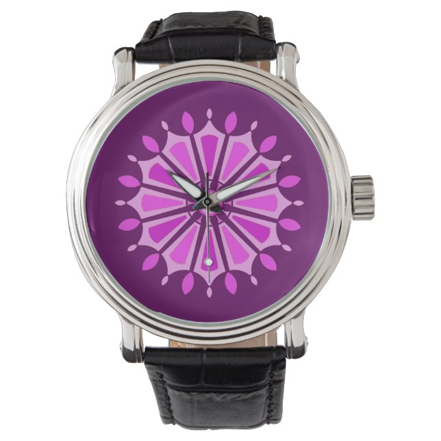 FLOWER MODERN GIFT FROM MOM DAD SISTER SON BOSS WI HORLOGE (Voorkant)