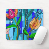 Flower Mother's Day muismat cadeau (Met muis)