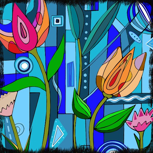 Flower Mother's Day muismat cadeau