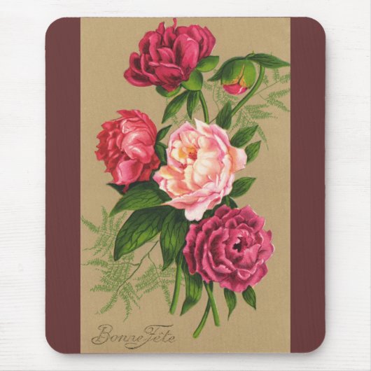 Flower Mousepad Muismat (Voorkant)