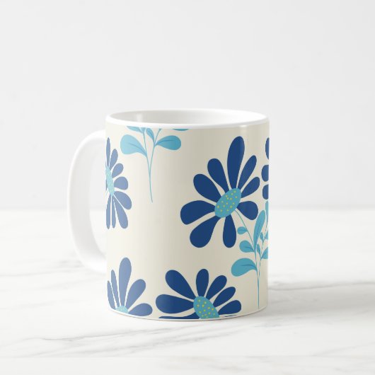 Flower mug koffiemok (Voorkant links)