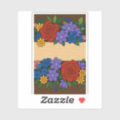 Flower name label (Vel)