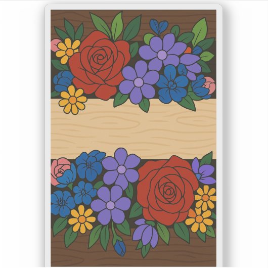 Flower name label (Voorkant)