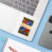 Flower name label (Laptop met iPhone)