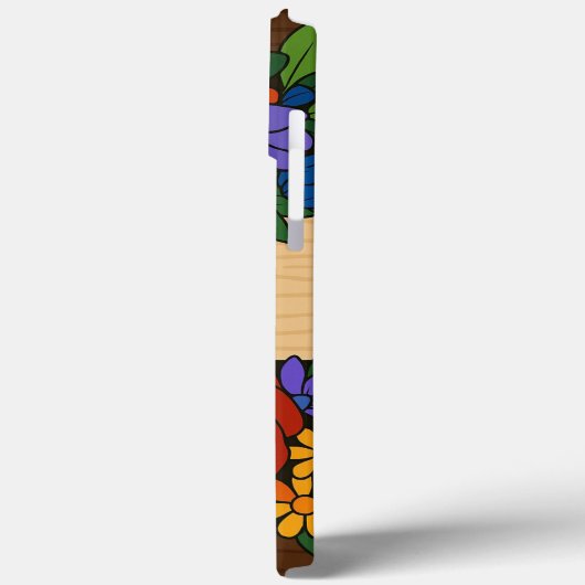 Flower name label Case-Mate iPhone case (Achterkant / Links)