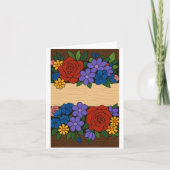 Flower name label kaart (Voorkant)