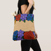 Flower name label tote bag (Dichtbij)