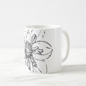 Flower Natural Art Koffiemok (Voorkant rechts)