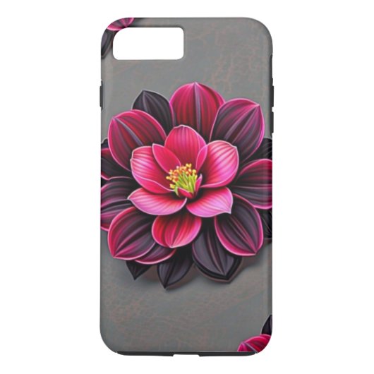 Flower Noire Case-Mate iPhone Case (Achterkant)