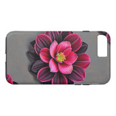 Flower Noire Case-Mate iPhone Case (Achterkant (Horizontaal))