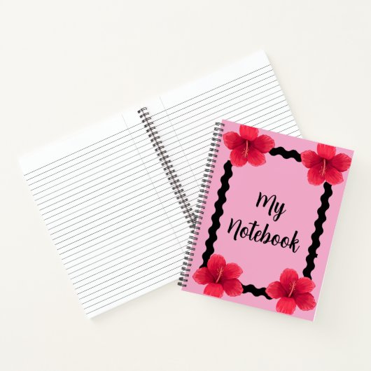 flower Notebook Notitieboek (Binnen)