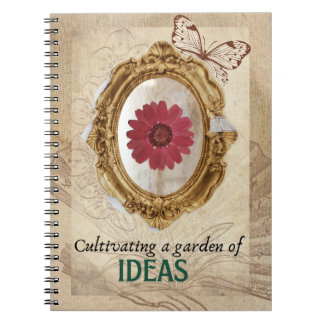 Flower Notitieboek Cultivating Garden of Idea