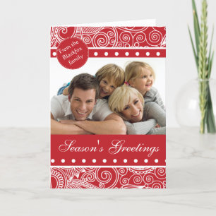 Flower oerwoud-uitbreidingskaart feestdagen kaart