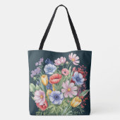 Flower of hope tote bag (Achterkant)