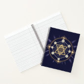 Flower of Infinity — Sacred Geometry Celestial Notitieboek (Binnen)