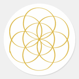 Flower of Life - Classic Ronde Sticker