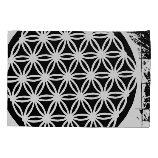 Flower of Life – Geometric Pillowcase Kussensloop (Achterkant)