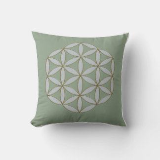 Flower of Life Geometrisch Patroon Kussen