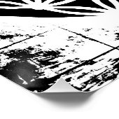 Flower of Life Grunge Perfect Poster (Hoek)