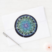 Flower of Life Mandala Sticker (Envelop)