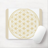 Flower of Life-Muismat Muismat (Met muis)