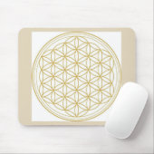 Flower of Life-Muismat Muismat (Met muis)