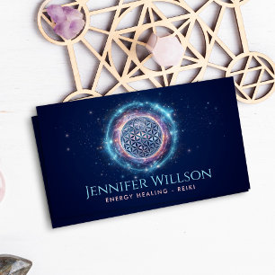 Flower of life Ornament - Kosmische energiestroom Visitekaartje