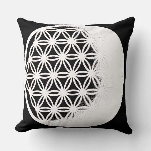 Flower of Life – Premium Geometric Pillow Kussen (Voorkant)
