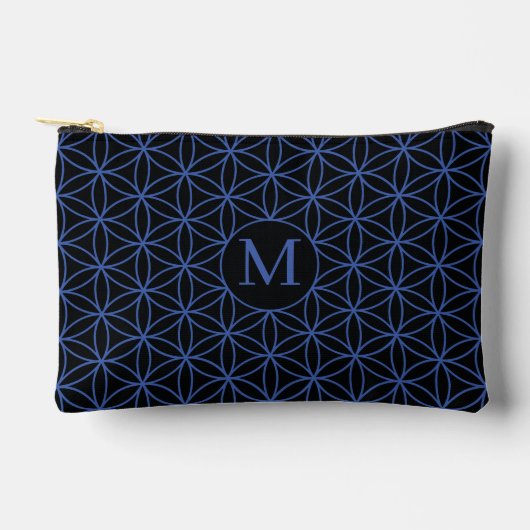 Flower of Life PTN (gepersonaliseerd) – Blauw op z Etui (Voorkant)